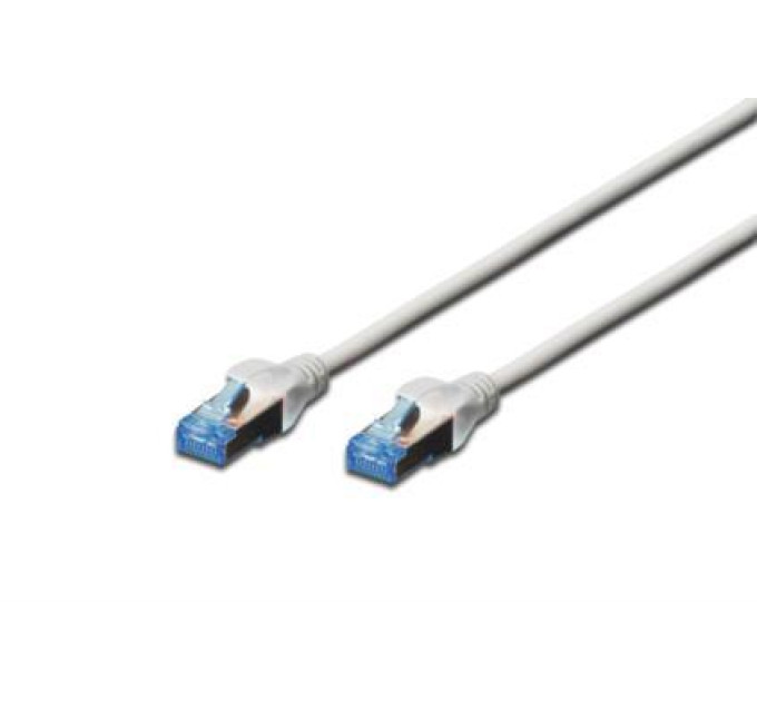 Digitus Патч-корд Digitus 0.5м, cat.5e, SF-UTP, AWG 26/7, gray (DK-1531-005)
