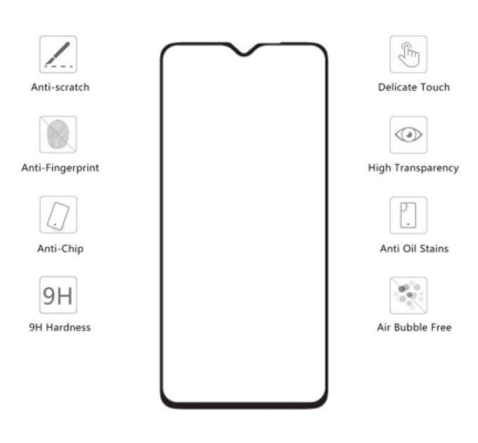 Drobak Скло захисне Drobak Tecno Spark 6 Go (242425)