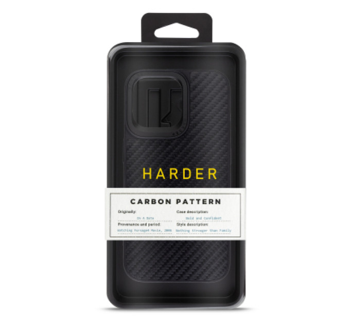 Harder Чохол до мобільного телефона Harder Carbon Pattern Apple iPhone 14 Pro Max Black (ARM76780)