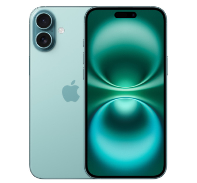 Apple Мобільний телефон Apple iPhone 16 Plus 128GB Teal (MXVY3)
