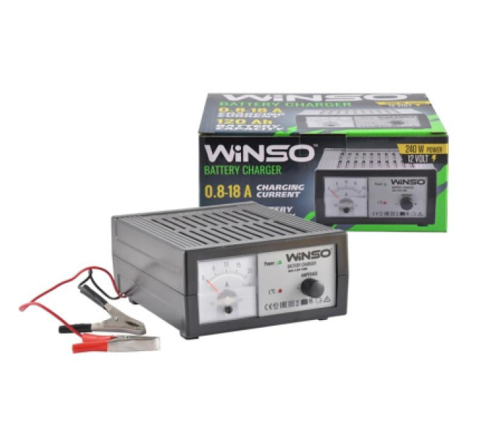 WINSO Зарядний пристрій для автомобільного акумулятора WINSO 139400
