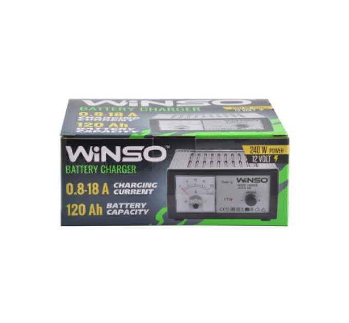 WINSO Зарядний пристрій для автомобільного акумулятора WINSO 139400