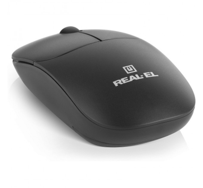 REAL-EL Мишка REAL-EL RM-313W Wireless Black (EL123200042)