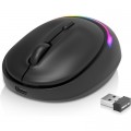 REAL-EL Мишка REAL-EL RM-440W Wireless/Bluetooth Black (EL123200045)