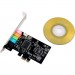 Manli Звукова плата Manli C-Media 8738 PCI-E 6(5.1) каналов bulk (M-CMI8738-PCI-E)