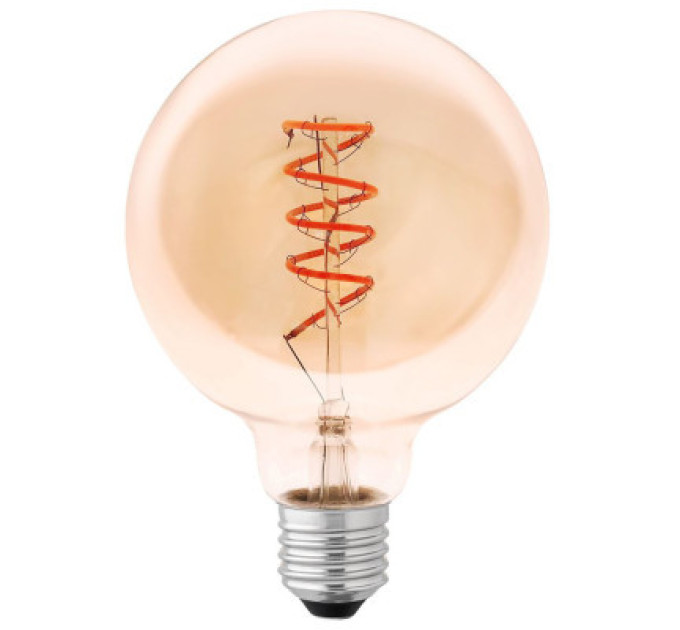 Delux Лампочка Delux Globe G95 5Вт E27 2200К amber spiral filament (90018166)