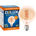 Delux Лампочка Delux Globe G95 5Вт E27 2200К amber spiral filament (90018166)