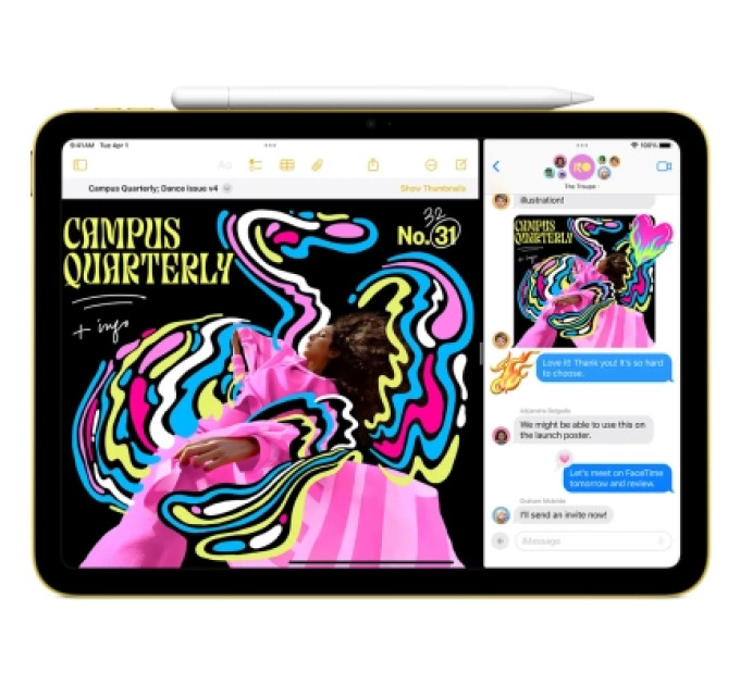 Apple Планшет Apple iPad 11" 2025 Wi-Fi 128GB Yellow (MD4D4TY/A)