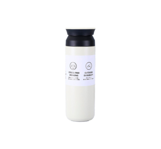 Merlion Термос Merlion Travel Tumbler 350 мл, подвійна кришка, білий (SUS-304-350Wh)
