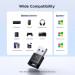 Ugreen Bluetooth-адаптер Ugreen USB Bluetooth 5.4 CM748 Black (45134)