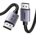 Ugreen Кабель мультимедійний DisplayPort M to DisplayPort M 2.0m V1.4 8K60Hz DP120 black Ugreen (25905)