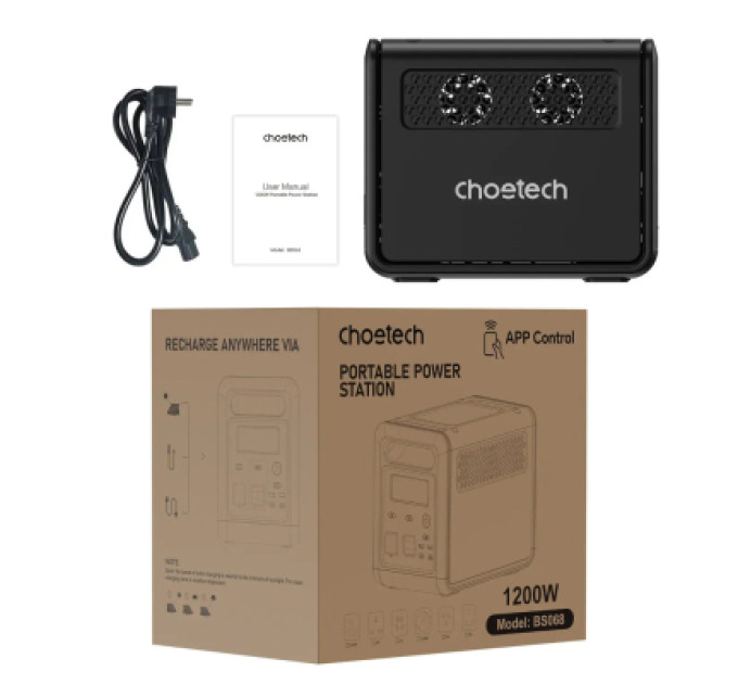 Choetech Зарядна станція Choetech BS0068 1200W 1024Wh (BS068)