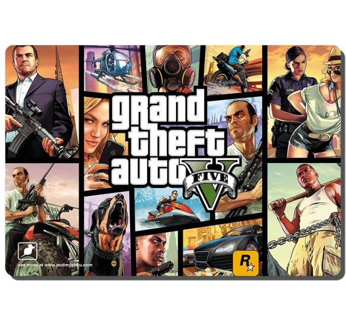 Килимок для мишки Podmyshku  GTA 5, ігровий , тканина, розмір М