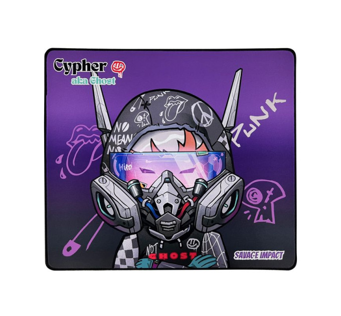 Bloody Килимок ігровий Bloody BP-45W (Cypher Ghost), з малюнком