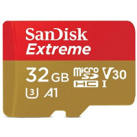 Карта пам'яті SanDisk 32GB microSD class 10 UHS-I U3 V30 A1 Extreme (SDSQXAF-032G-GN6MN) Карта пам'яті SanDisk 32GB microSD class 10 UHS-I U3 V30 A1 Extreme (SDSQXAF-032G-GN6MN)