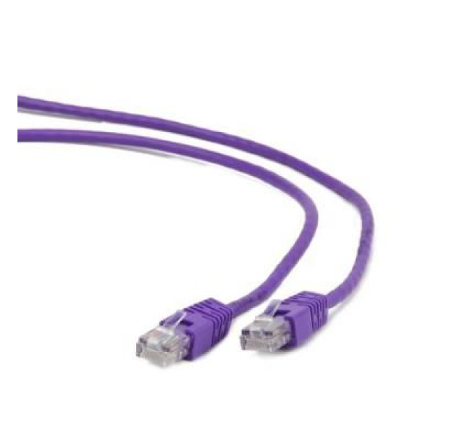 Cablexpert Патч корд Cablexpert Cablexpert PP12-0.5M/V, UTP, категорія. 5E, литий,  50u" штекер із фіксатором, 0.5 м, фіолетовий
