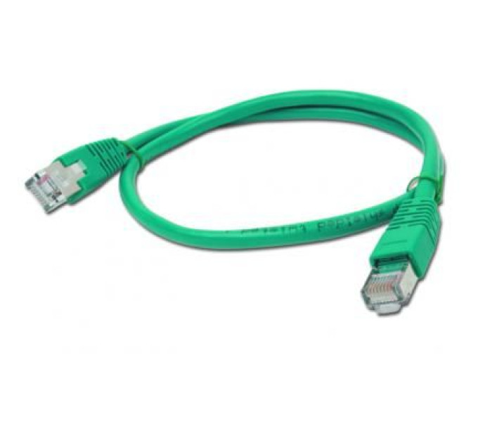 Cablexpert Патч корд Cablexpert PP22-1M/G, FTP, литий,  50u" штекер із фіксатором, 1 м, зелений