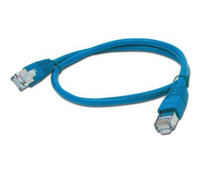 Cablexpert Патч корд Cablexpert PP22-2M/B, FTP, литий,  50u" штекер із фіксатором, 2 м, синій