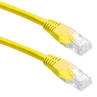 Патч корд Cablexpert PP12-1.5M/Y, UTP, категорія. 5E, литий,  50u" штекер із фіксатором, 1.5 м, жовтий колір