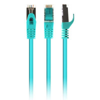 Патч корд Cablexpert PP6A-LSZHCU-G-0.25M, S/STP, литий, 50u" штекер із фіксатором, 0.25 м, зелений