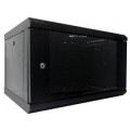 Hypernet Шафа настінна Hypernet 6U 19" 600x600 (WMNC66-6U-FLAT-BLACK)