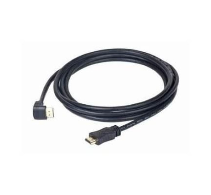 Cablexpert Кабель Cablexpert CC-HDMI490-10, HDMI V.1.4 вилка/кутова вилка, з позолоченими контактами, 3 м