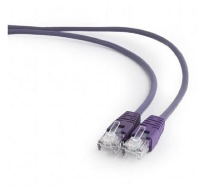Cablexpert Патч корд Cablexpert PP12-2M/V, UTP, категорія. 5E, литий,  50u" штекер із фіксатором, 2 м, фіолетовий