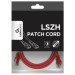 Cablexpert Патч корд Cablexpert PP6A-LSZHCU-R-2M, S/STP, литий, 50u" штекер із фіксатором, 2 м, червоний