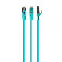 Патч корд Cablexpert PP6A-LSZHCU-G-30M, S/STP, литий, 50u" штекер із фіксатором, 30 м, зелений