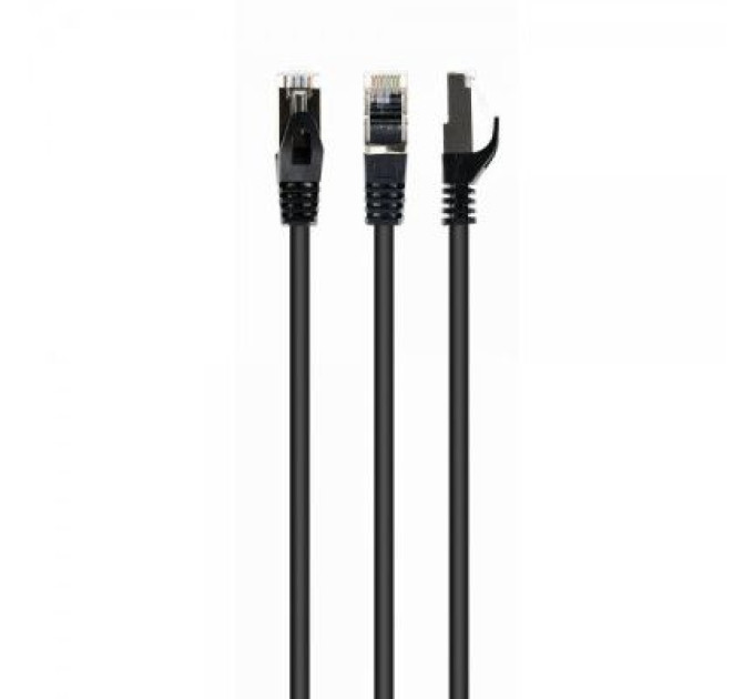 Cablexpert Патч корд Cablexpert PP6A-LSZHCU-BK-30M, S/STP, литий, 50u" штекер із фіксатором, 30 м, чорний