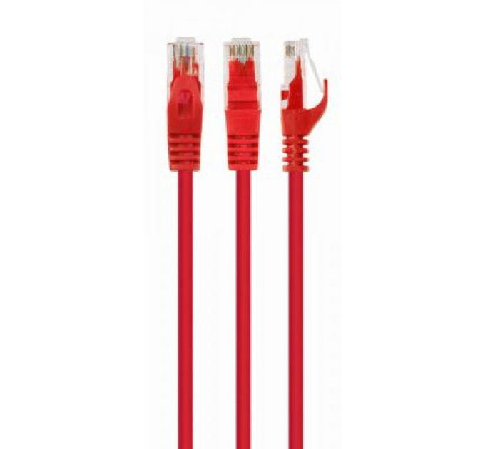Cablexpert Патч корд Cablexpert PP6U-1.5M/R, UTP, категорія. 6, литий,  50u" штекер із фіксатором, 1.5 м, червоний