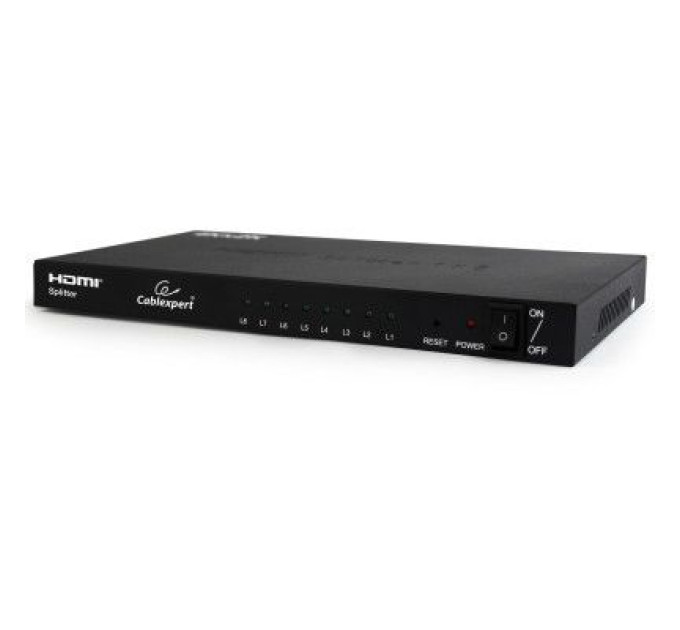 Cablexpert Розгалужувач HDMI сигналу Cablexpert DSP-8PH4-03, на 8 порти HDMI v. 1.4b