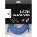 Cablexpert Патч корд Cablexpert PP6A-LSZHCU-B-30M, S/STP, литий, 50u" штекер із фіксатором, 30 м, синій