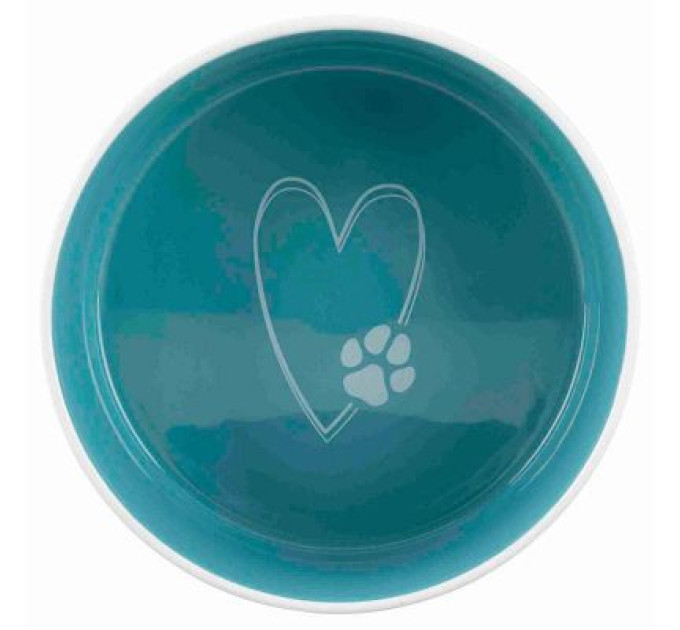 Trixie Посуд для собак Trixie Pet's Home 300 мл/12 см (бірюзовий) (4011905250502)