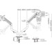 Gembird Кронштейн Gembird MA-DA2-02