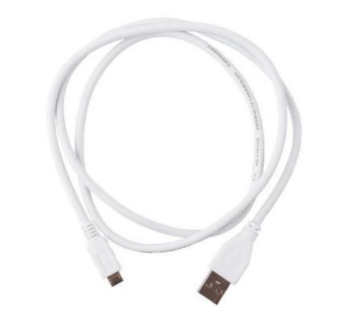 Cablexpert Кабель micro Cablexpert CCP-mUSB2-AMBM-W-0.5M, USB 2.0 A-тато/Micro B-тато, 0.5 м., білого кольору