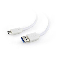Кабель Cablexpert CCP-USB3-AMCM-1M-W, преміум якість USB 3.0 A-тато/C-тато, 1.0 м.