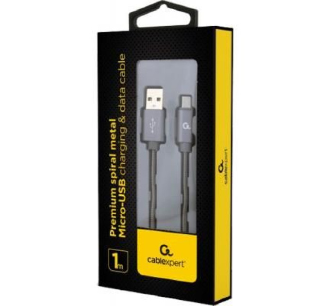 Cablexpert Кабель Cablexpert CC-USB2S-AMmBM-1M-BG , USB 2.0 A-тато/Micro B-тато, 1,0 м.