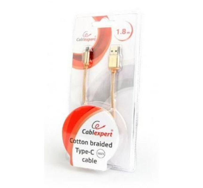 Cablexpert Кабель micro Cablexpert CCB-mUSB2B-AMCM-6-G, USB 2.0 A-вилка/Type-C, 1.8 м.