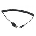 Cablexpert Кабель спіральний Cablexpert CC-mUSB2C-AMBM-6 USB 2.0 A-папа / Micro B-папа