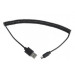 Cablexpert Кабель спіральний Cablexpert CC-mUSB2C-AMBM-6 USB 2.0 A-папа / Micro B-папа