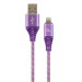 Cablexpert Кабель Cablexpert CC-USB2B-AMLM-2M-PW, USB 2.0 А-тато/Lightning, 2.0 м.