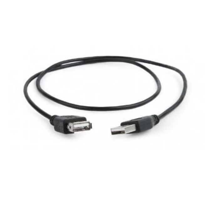 Cablexpert Подовжувач Cablexpert CC-USB2-AMAF-75CM/300-BK, USB 2.0 A-тато/A-мамо, 0.75 м.
