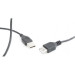 Cablexpert Подовжувач Cablexpert CC-USB2-AMAF-75CM/300-BK, USB 2.0 A-тато/A-мамо, 0.75 м.