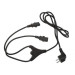 Cablexpert Кабель силовий PC-186-ML6, Y-подібний, довжина 2м (1.55м+0.45м+0.45м), сертифікований VDE, 3 * 1 мм кв.