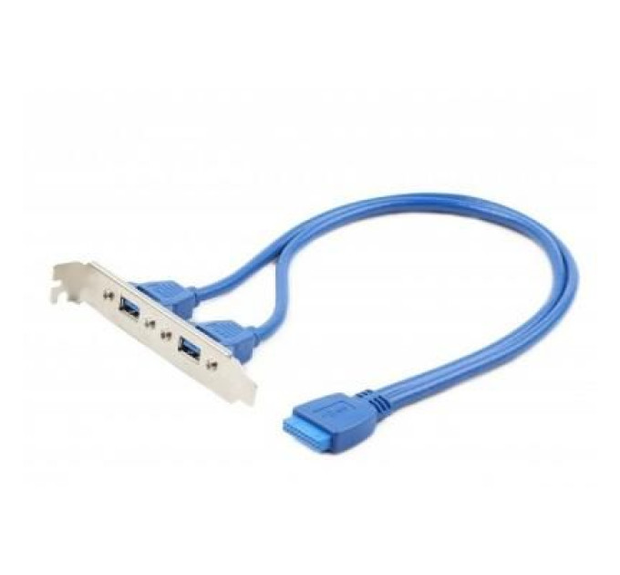Cablexpert USB 3.0 розетка на кронштейні 10P CC-USB3-RECEPTACLE, довжина шнура 45см