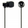 Gmb audio Вакуумні навушники з мікрофоном Gembird MHS-EP-CDG-B, металевий корпус, чорний колір