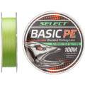 Select Шнур Select Basic PE 100m Light Green 0.16mm 18lb/8.3kg (1870.27.50)