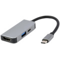 Cablexpert Адаптер Cablexpert A-CM-COMBO3-02, USB Type-C 3-в-1
