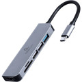Cablexpert Адаптер Cablexpert A-CM-COMBO6-02, USB Type-C 6-в-1